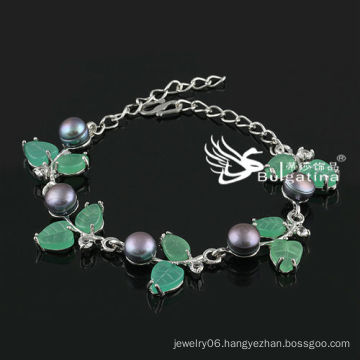 Simple Near Round Simulated Pearl Bracelet Factory Price Fashion Bracelets & Bangles 2013 New Design